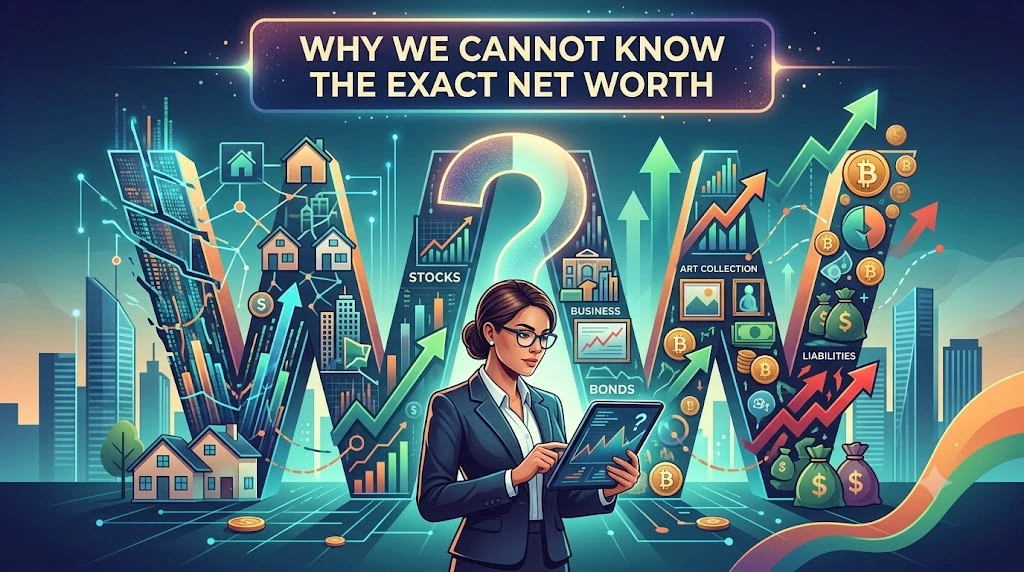 Why We Cannot Know the Exact Net Worth