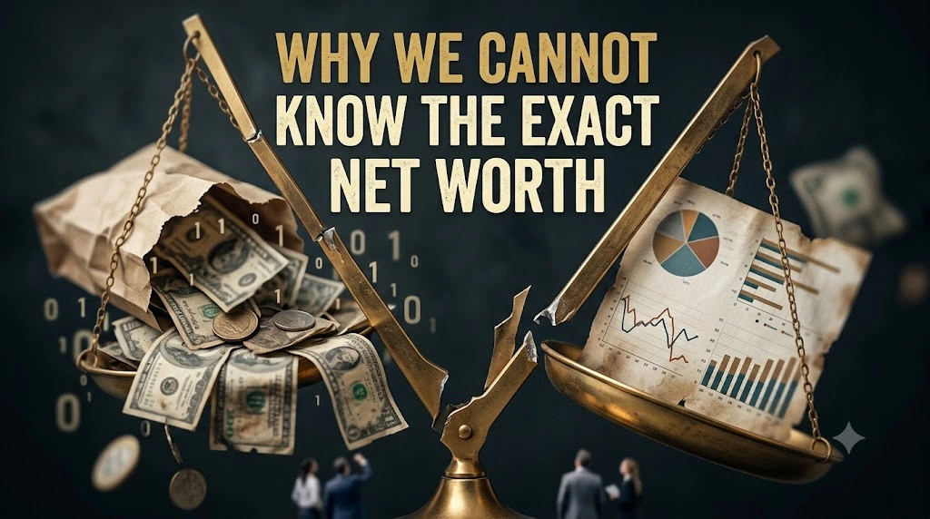 Why We Cannot Know the Exact Net Worth