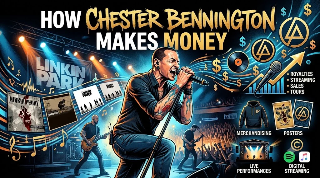 How Chester Bennington Makes Money