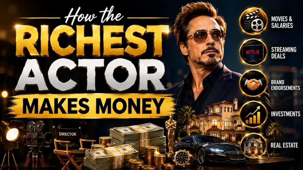 How the Richest Actor Makes Money