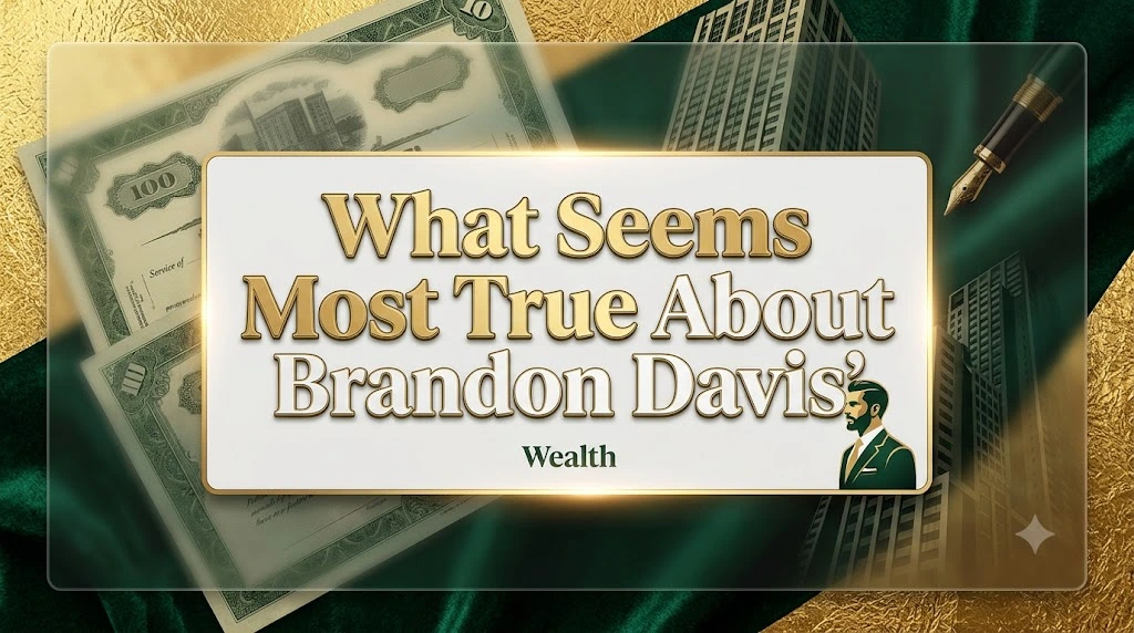 What Seems Most True About Brandon Davis' Wealth