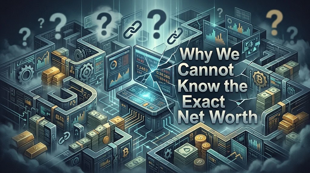 Why We Cannot Know the Exact Net Worth