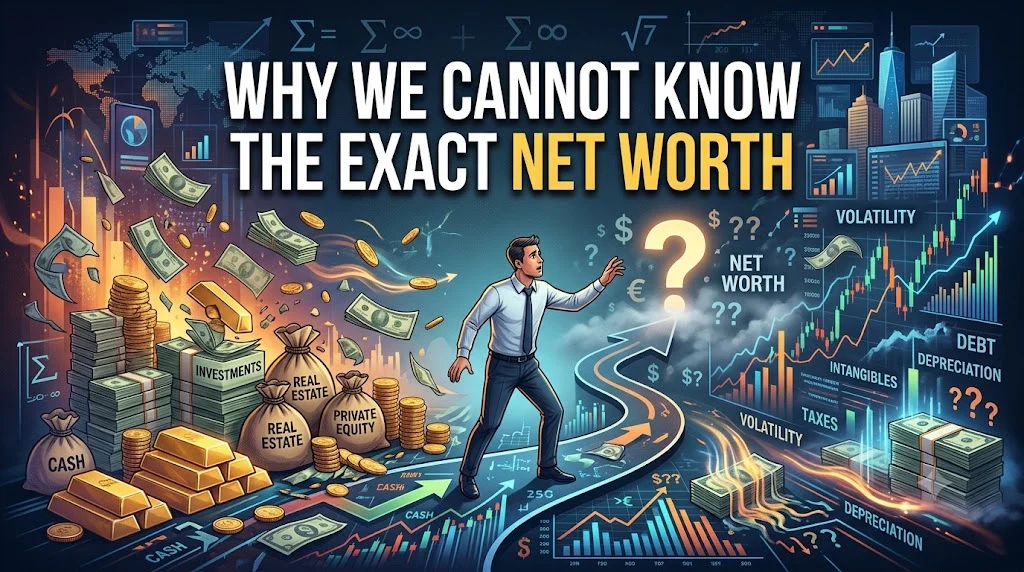 Why We Cannot Know the Exact Net Worth