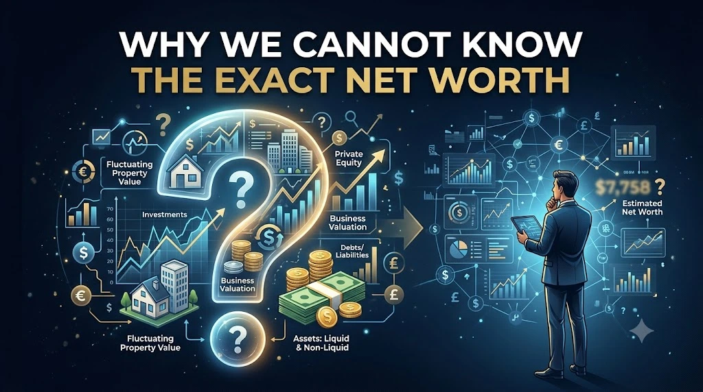 Why We Cannot Know the Exact Net Worth