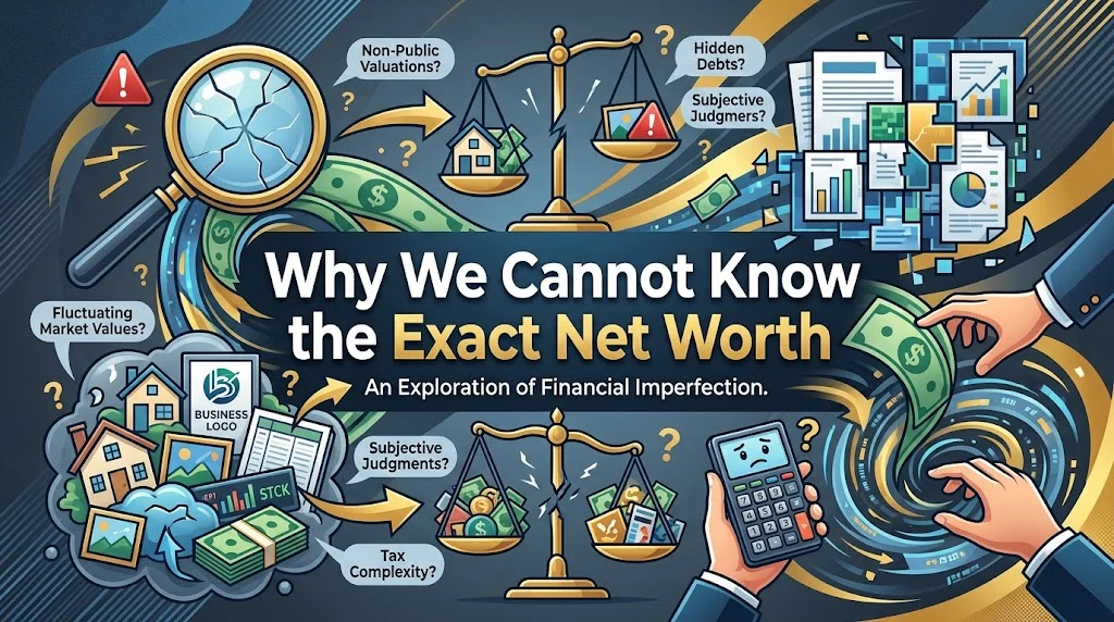 Why We Cannot Know the Exact Net Worth