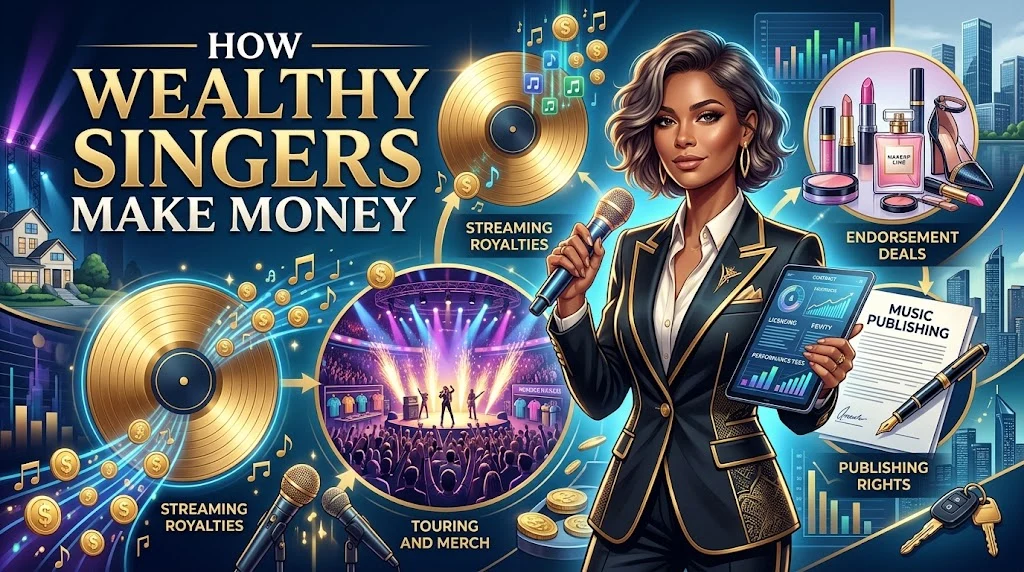 How Wealthy Singers Make Money