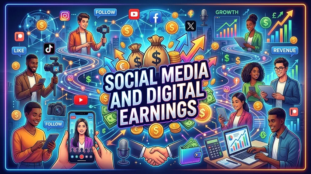 Social Media and Digital Earnings