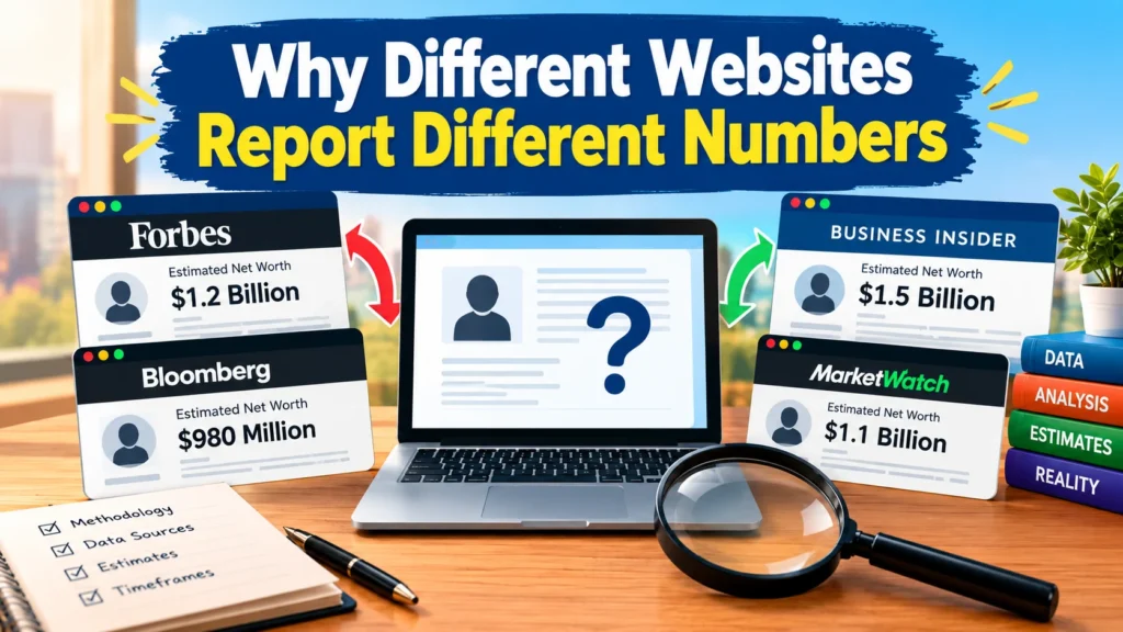 Why Different Websites Report Different Numbers